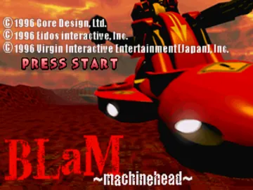 Blam! Machinehead (JP) screen shot title